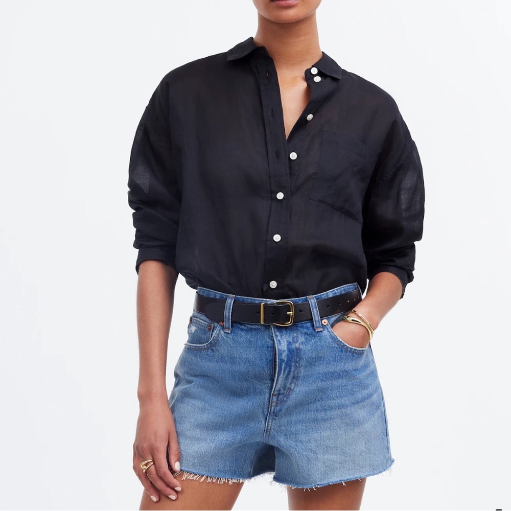 Madewell Relaxed Denim Shorts Medium Wash Size 29